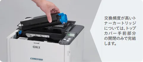 トナーカートリッジ交換